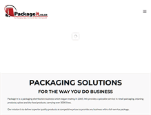 Tablet Screenshot of packageit.co.za